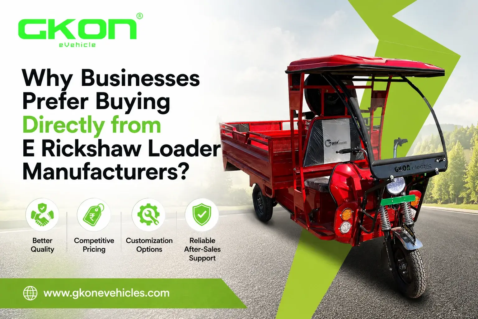 E Rickshaw Loader Manufacturers in India